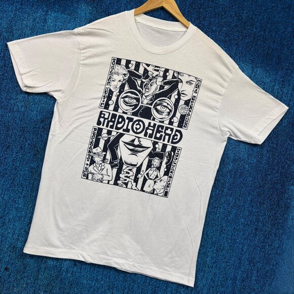 Radiohead Worcester 1998 The Centrum Show Poster Band Tee L - Picture 3 of 4
